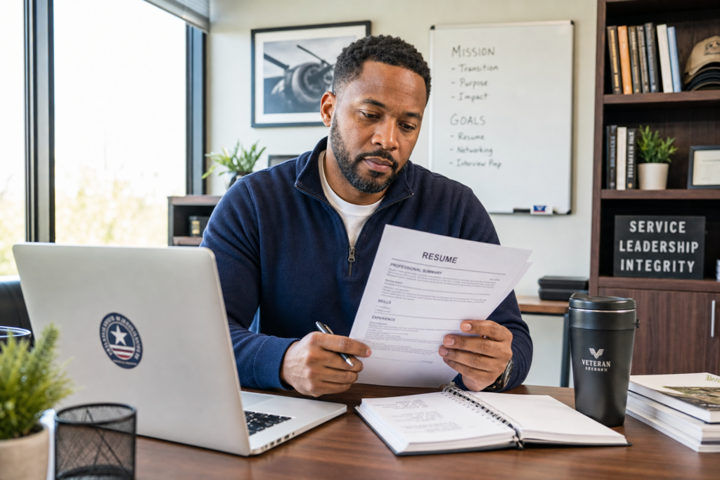 How to Translate Military Experience Into a Civilian Resume